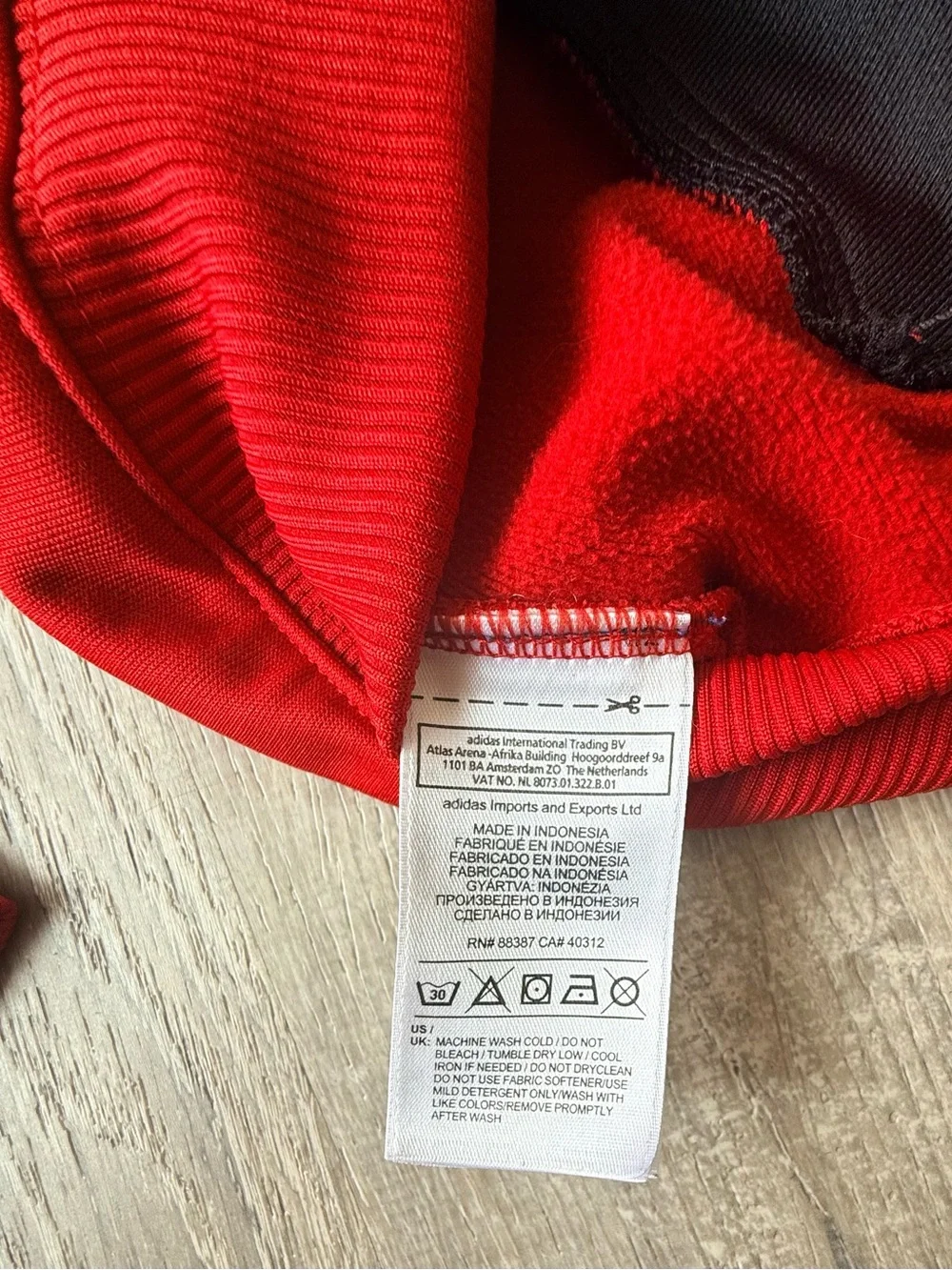 adidas bright red